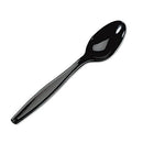 Dixie 6" Heavy Weight Polystyrene Teaspoon, 1,000 count TH517 - Black - Brand New