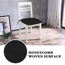 H.VERSAILTEX Memory Foam Chair Cushions Seat Cushion Pads Set of 2 16x16 Black - Brand New