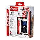 MOTOROLA SOLUTIONS RED CROSS T478 TALKABOUT 35-MILE 2-WAY RADIO - WHITE/RED - Like New
