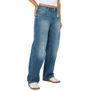 CELEBRITY PINK LOW RISE BAGGY WIDE LEG JEANS - SIZE: WOMEN 9/29 - DARK WASH - Brand New