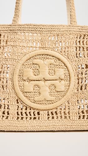 158040 TORY BURCH WOMEN'S ELLA HAND CROCHETED SMALL TOTE - NATURAL - Brand New
