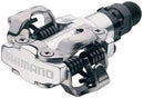 SHIMANO SPD CLIPLESS BIKE PEDALS - SILVER - Like New