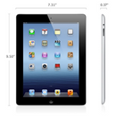 APPLE IPAD 3 9.7" 32GB WIFI + 4G LTE MD367LL/A - BLACK - Like New