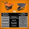 SuperHandy Electric Wheelbarrow 48V 2Ah Li-Ion Battery 330 lbs GUO057 - ORANGE - Like New