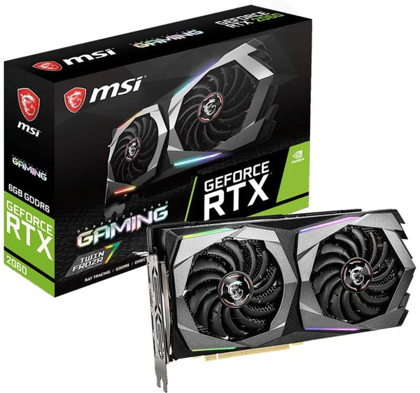 MSI Gaming GeForce RTX 2060 6GB GDRR6 Graphics Card RTX 2060 GAMING 6G Like New