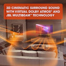 JBL BAR 5.0 Virtual Dolby Atmos Soundbar with MultiBeam JBLBAR50MBBLKAM - Black Like New