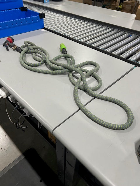 REIXITL 55FT GRAY AND GREEN STETCH GARDEN HOSE - GRAY/GREEN - Like New