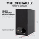 Polk Audio Signa S2 Speaker Wireless Subwoofer - Subwoofer Only - Black - Like New