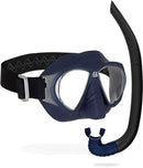 CRESSI NAUTILUS COMBO MASK & SNORKEL KIT, WATERTIGHT SEAL, ADULT BLUE NAVY - Brand New