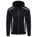 BLU ROCK MEN'S FLEECE LINED REFLECTIVE TECH FULL ZIP HOODIE - SIZE: XL - BLACK - Like New