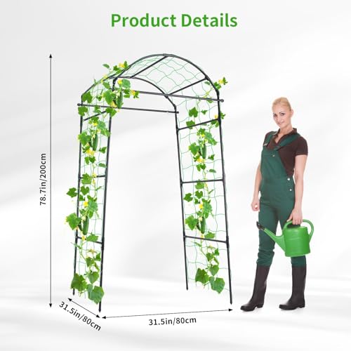FOLOOK CUCUMBER TRELLIS Garden Arch Trellis Climbing PlantsVegetable-Trellis - Brand New