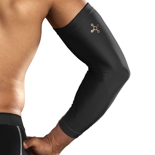 TOMMIE COPPER COMPRESSION ARM SLEEVE JOINT RELIEF SMALL/MEDIUM - BLACK - Brand New