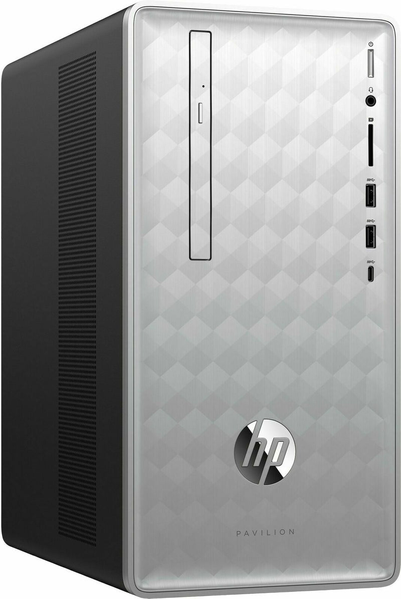 HP Pavilion 590-p0081c Desktop i5-8400 12 1TB HDD 16GB OPTANE RX 550 SILVER - Like New