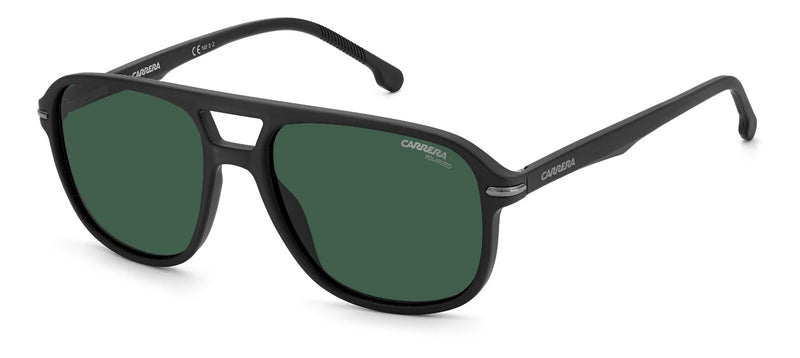 CARRERA 279/S 56/17-145 003 (UC) MATTE BLACK FRAME/GREEN POLARIZED LENSES - Like New