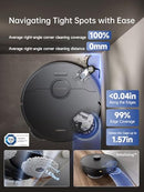DREAME X40 ULTRA ROBOT VACUUM RLX63CE - BLACK - Like New