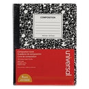 UNIVERSAL 20946 COMPOSITION BOOK COLLEGE RULE 9 3/4 X 7 1/2 100 SHEETS 6/PACK - Like New