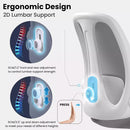 RAZZOR DRAFTING CHAIR TALL ERGONOMIC OFFICE CHAIR, LUMBAR SUPPORT - LIGHT GRAY - Like New