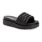 1200167 MUK LUKS WOMEN'S SUN CATCHER SANDALS - SIZE: WOMEN 9 - BLACK - Like New