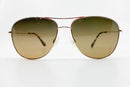 MAUI JIM CLIFF HOUSE MJ247-16 GOLD BRONZE POLARIZED SUNGLASSES 59-15-120 12340 - Like New