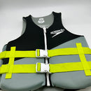 SPEEDO ADULT LIFE VEST - SIZE: M/L - BLACK/LIME - Like New