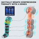 PRYFY LEG MASSAGER WITH HEAT AND COMPRESSION FE-7204B - BLACK - Like New