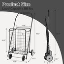 Elevon Foldable Shopping Utility Cart, Collapsible Durable Grocery Utility Cart - Like New