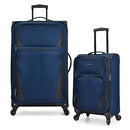 U.S. Traveler Aviron Bay Expandable Softside Spinner Wheels 2 Piece Luggage - Like New