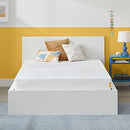 SIMMONS - GEL MEMORY FOAM MATTRESS - 7 INCH, FULL SIZE, FIRM FEEL - WHITE - Like New