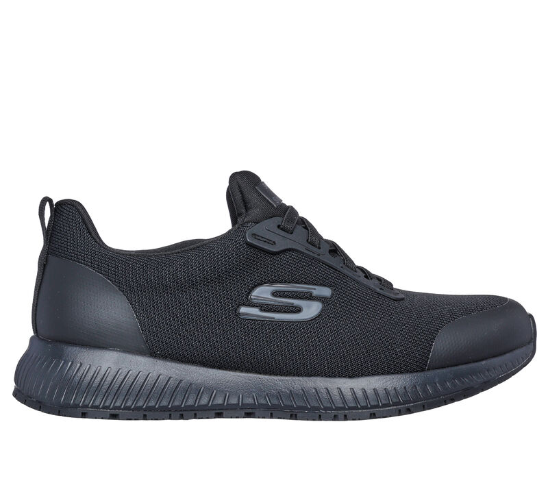 77222 Skechers Work Relaxed Fit: Squad SR Women's Black Size 6 Like New