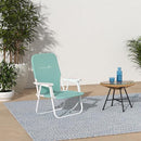 CARIBBEAN JOE Folding Beach Chair, 1 Position Lightweight (200lbs Capacity) - Brand New
