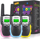 LOOIKOOS Walkie Talkies for Kids 3 KMs Long Range Boys and Girls 3 Pack - BLACK - Like New