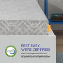 700812561 Simmons - Gel Memory Foam Mattress - 7 Inch Gray, King Size - Brand New