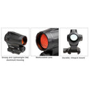 SIG SAUER ROMEO5XDR 1X20MM RED DOT SIGHT 2 MOA/CIRCLE RETICLE SOR5X201 - BLACK - Like New