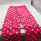 FASHION EXTRA SOFT PAJAMAS PANTS - SIZE: WOMEN L/XL - HOT PINK W/ POLKA DOTS - Brand New