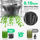 ORMEO QUIET COLD PRESS JUICER - SILVER/BLACK - Like New
