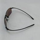 MAUI JIM HEMA RIMLESS SUNGLASSES, 62MM - BLACK MATTE/MAUIGREEN - Like New