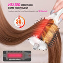 MESCOMB 4-IN-1 IONIC HAIR DRYER BRUSH HIGH-SPEED BLOWER COMB - WINTER WHITE - Like New