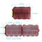 THERARX 2 PACK WEEKLY TRAVEL PILL PILL ORGANIZER POCKET SIZE,RED/GRAY - Like New