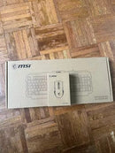 MSI K322 GAMING RGB KEYBOARD AND M321 MOUSE COMBO - BLACK Like New