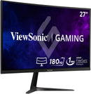 VIEWSONIC 27" CURVED 1440P 1MS 180HZ MONITOR WITH FREESYNC PREMIUM - BLACK Like New