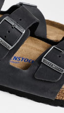 BIRKENSTOCK ARIZONA BS SANDALS - UNISEX SIZE 9 MEN, SIZE 11 WOMEN - BLACK - Brand New