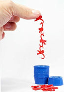 Super Impulse World's Smallest Barrel of Monkey - Red/Blue/Purple - Brand New