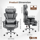 BESTFAIR BIG AND TALL OFFICE CHAIR - HIGH BACK EXECUTIVE CHAIR WITH FOOTREST - Like New