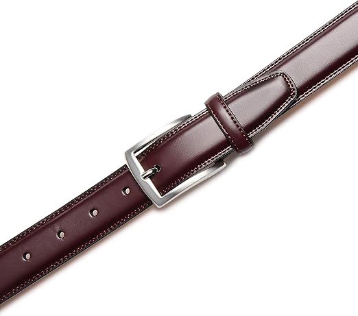 CARLO FELLINI MEN'S DRESS BELT - SIZE: MEN 38/40 - WINE - Like New