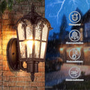 SUCOLITE LARGE SIZE OUTDOOR WALL LIGHT FIXTURES BROWN EXTERIOR LIGHTING FIXTURES - Like New
