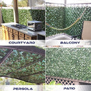 Windscreen4less 1PC 4' x 14' Ivy Leaf Decorative Fence Screen B00ZDZS4LE - Green - Like New