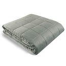 Hug Bud Weighted Blankets Silky Minky Grey - 60" X 80" - 30-lbs - Like New