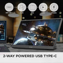 VIEWSONIC 17" FHD IPS PORTABLE GAMING MONITOR 144HZ AMD FREESYNC - BLACK - Like New