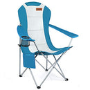 RISEPRO Oversized Camping Folding Chair Heavy Duty Support 265 LBS Steel Frame - Brand New