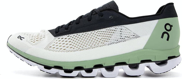 37.99641 ON MEN'S CLOUDBOOM RUNNING SHOES BLACK/ WHITE SIZE 9.5 - Scratch & Dent